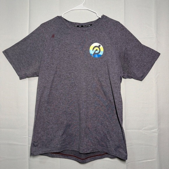 Rhone x Peloton Other - Rhone Peloton Reign Short Sleeve Shirt Large Purple Heathered Raglan 100200